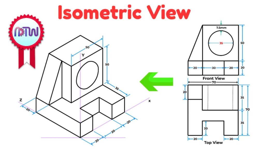 Technical Drawing Isometric Projection 